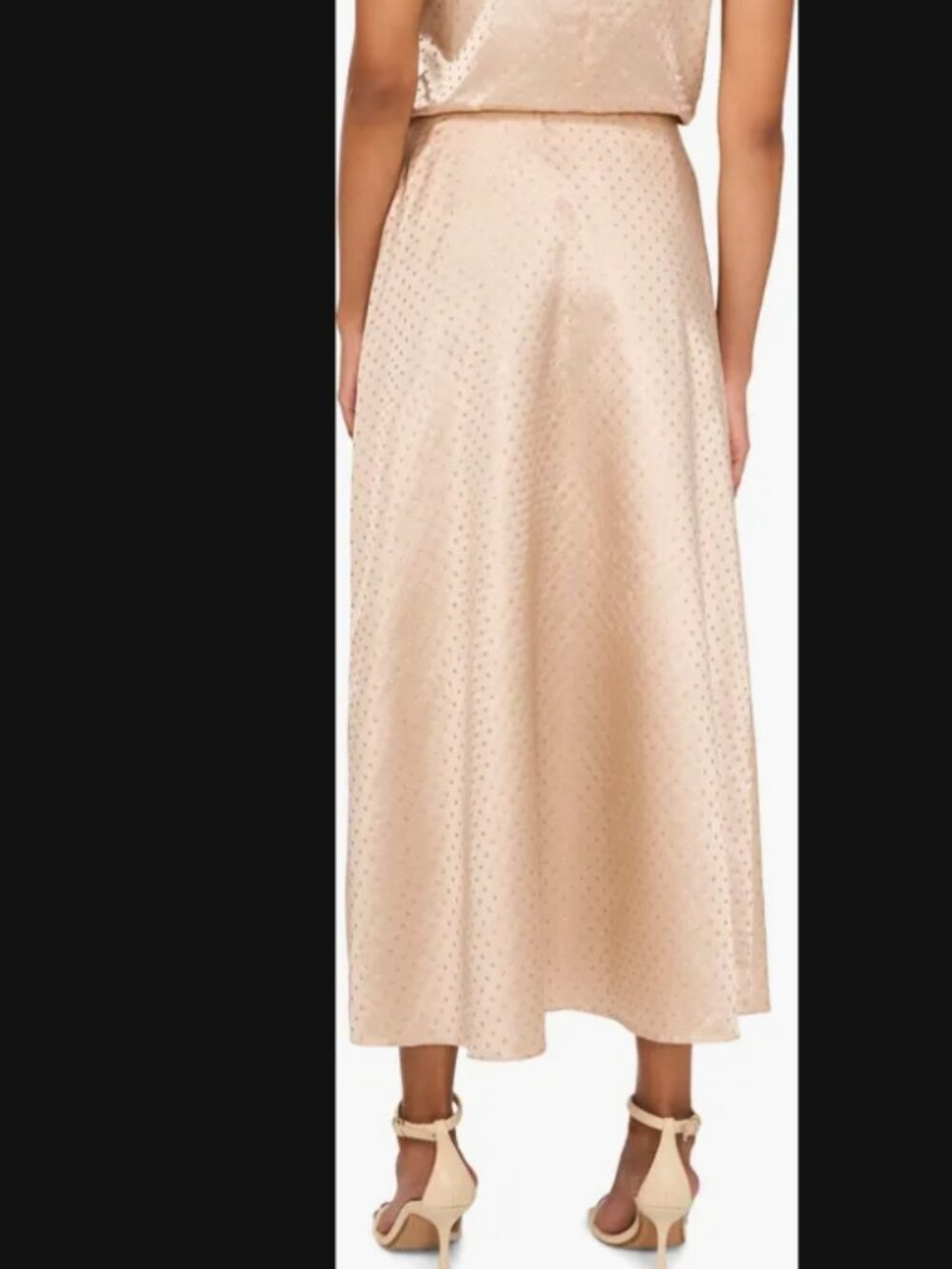 *NWT* Women's XL Vince Camuto Gold Long Skirt - Picture 7 of 16